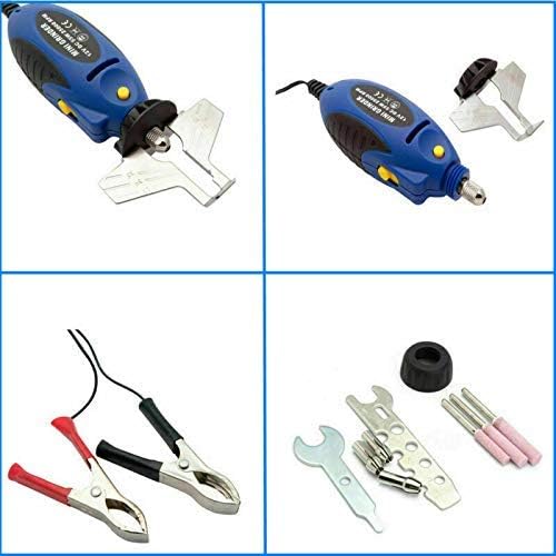 MACHSWON Chain Saw Sharpener, 12V Electric Chainsaw Grinder with Alligator Clip for Dremel Stihl Oregon OEM 25000RPM