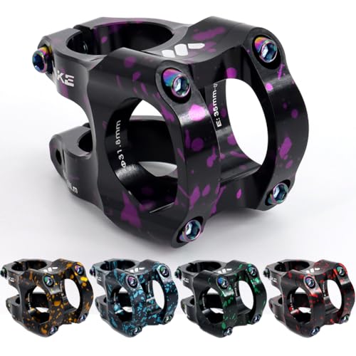 CYSKY 31.8 �o�C�N�X�e�� 35mm �V���[�g MTB �X�e�� �n���h���o�[���C�U�[ ���y�� CNC �A���~�j�E������ 35mm �n���h���o�[�N�����v �}�E���e���o�C�N�A���[�h�o�C�N�AMTB�A�_�E���q���p (�u���b�N+�p�[�v��)