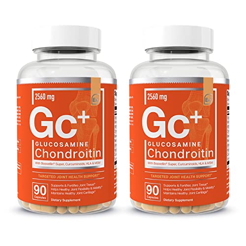 Essential Elements Glucosamine Chondroitin MSM Boswellia Serrata Hyaluronic Acid Supplement Joint...