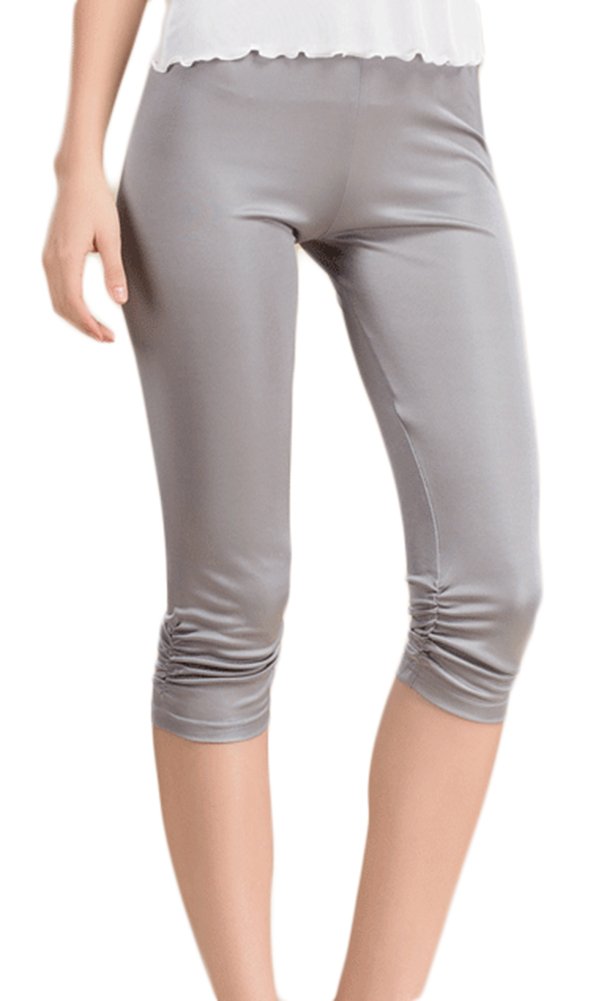 Tulpen Damen Maulbeerseide Leggings Anti Emptied Knitted Unterwaesche