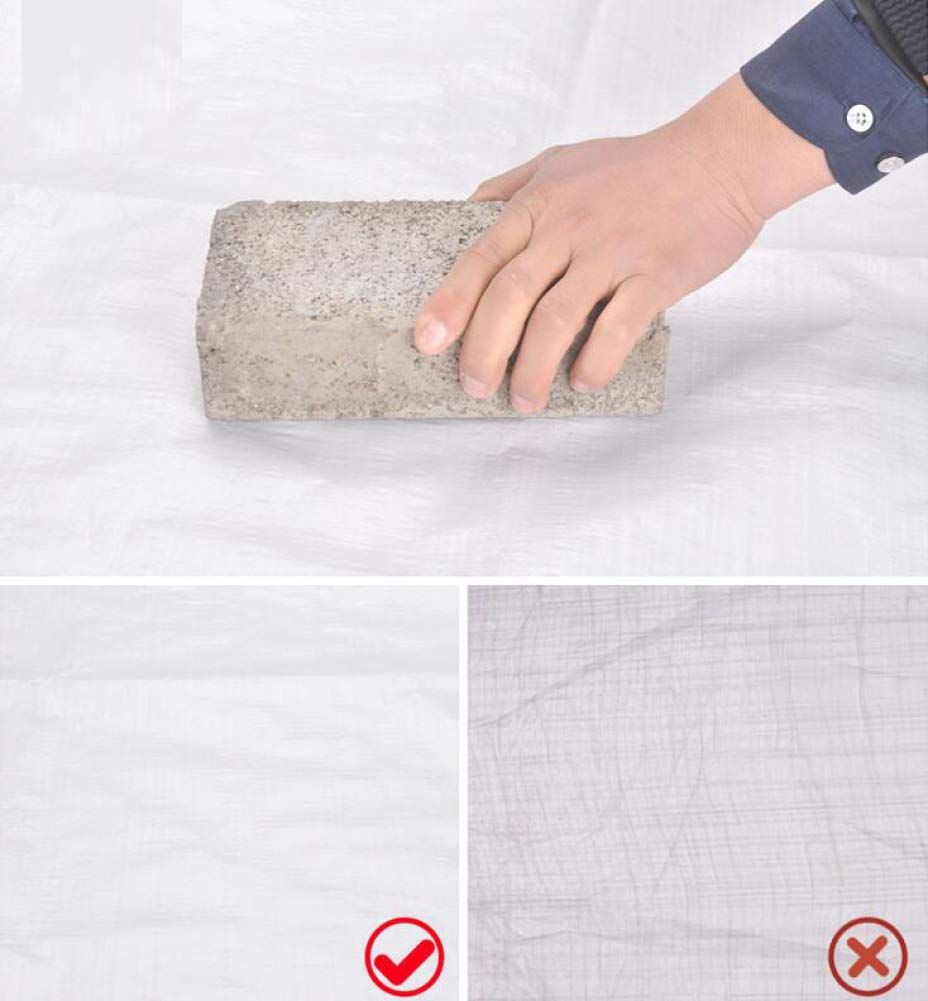 AOHMG Bache Impermeable Avec Oeillets Grande Taille, Toile De Store Imperméable à La Pluie, Bords Renforcés En Polyéthylène Résistant à L'eau Et Aux UV,23.1x26.4ft/7x8m