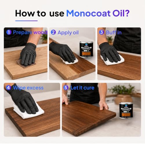 Image of Magnifico Monocoat Oil for Wood Finishing & Restoration, Sports Equipment, Wall Base Coat & Putty, Tools & Hardware - Natural Wood Varnish 200 ML