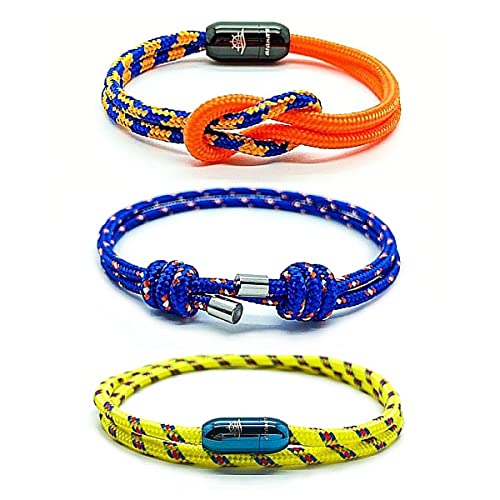 arana's | Pulsera Náutica para hombre, mujer y niños | Pack 3 Pulseras...