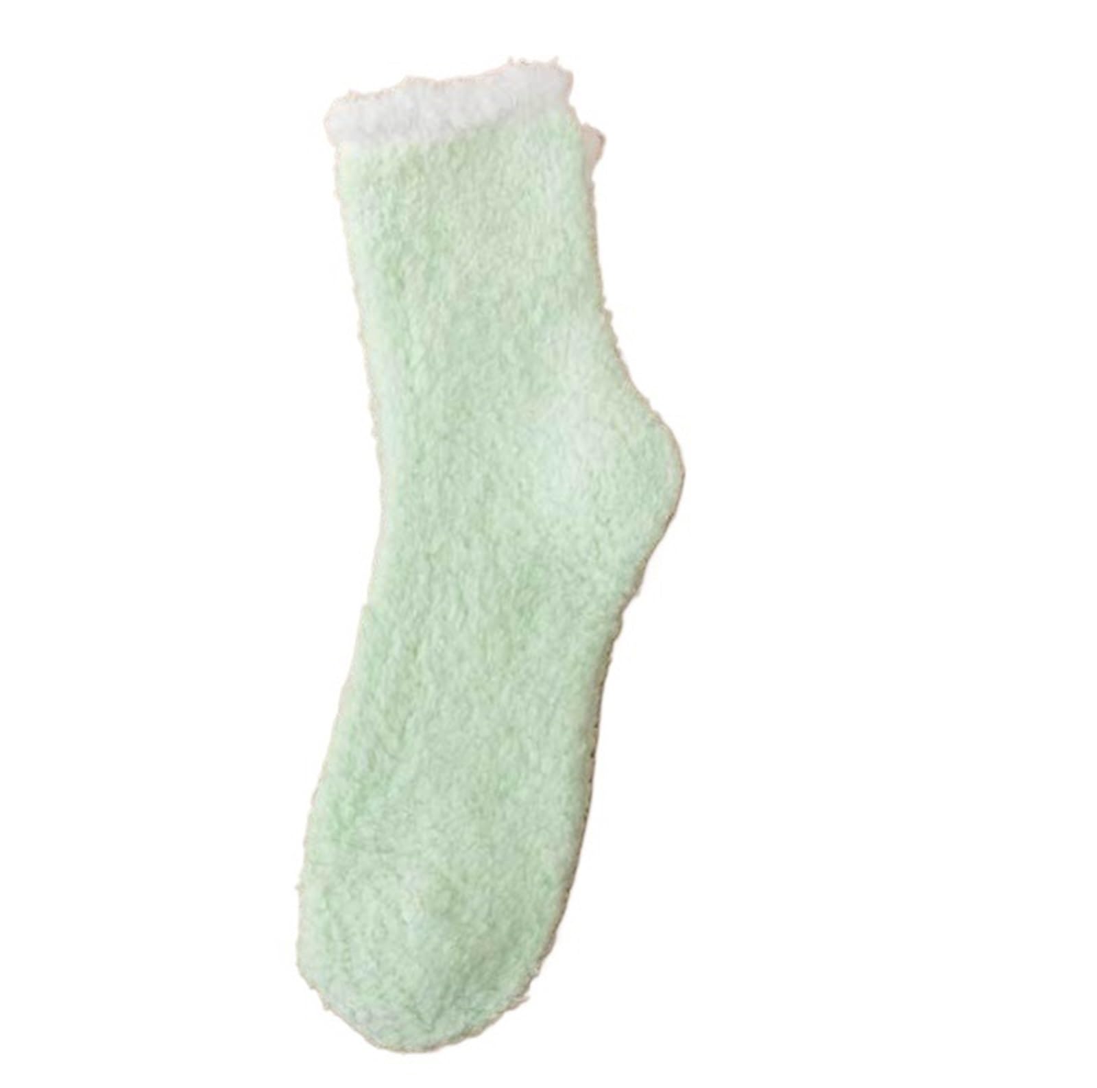 Calcetines de algodón, Calcetines térmicos Multicolor for Hombre y Mujer, Paquete de 2