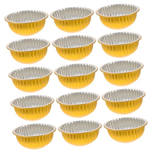 iplusmile 20個丸型アルミボウル 使い捨て食品保存ボウル テイクアウトボックス キッチン用品 積み重ね可能 食品保管 ピクニック パーティー 対応