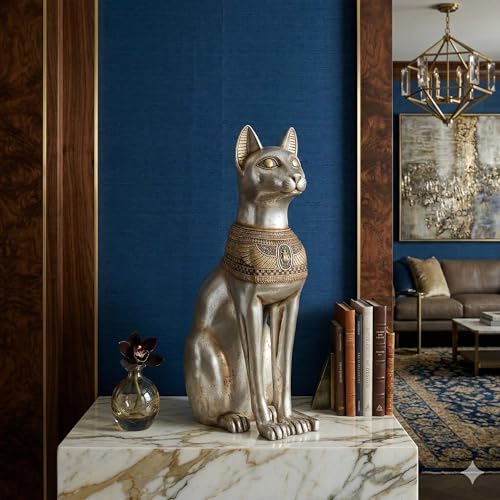 Estatua Diosa Gato Egipcio Decoración miniatura 5