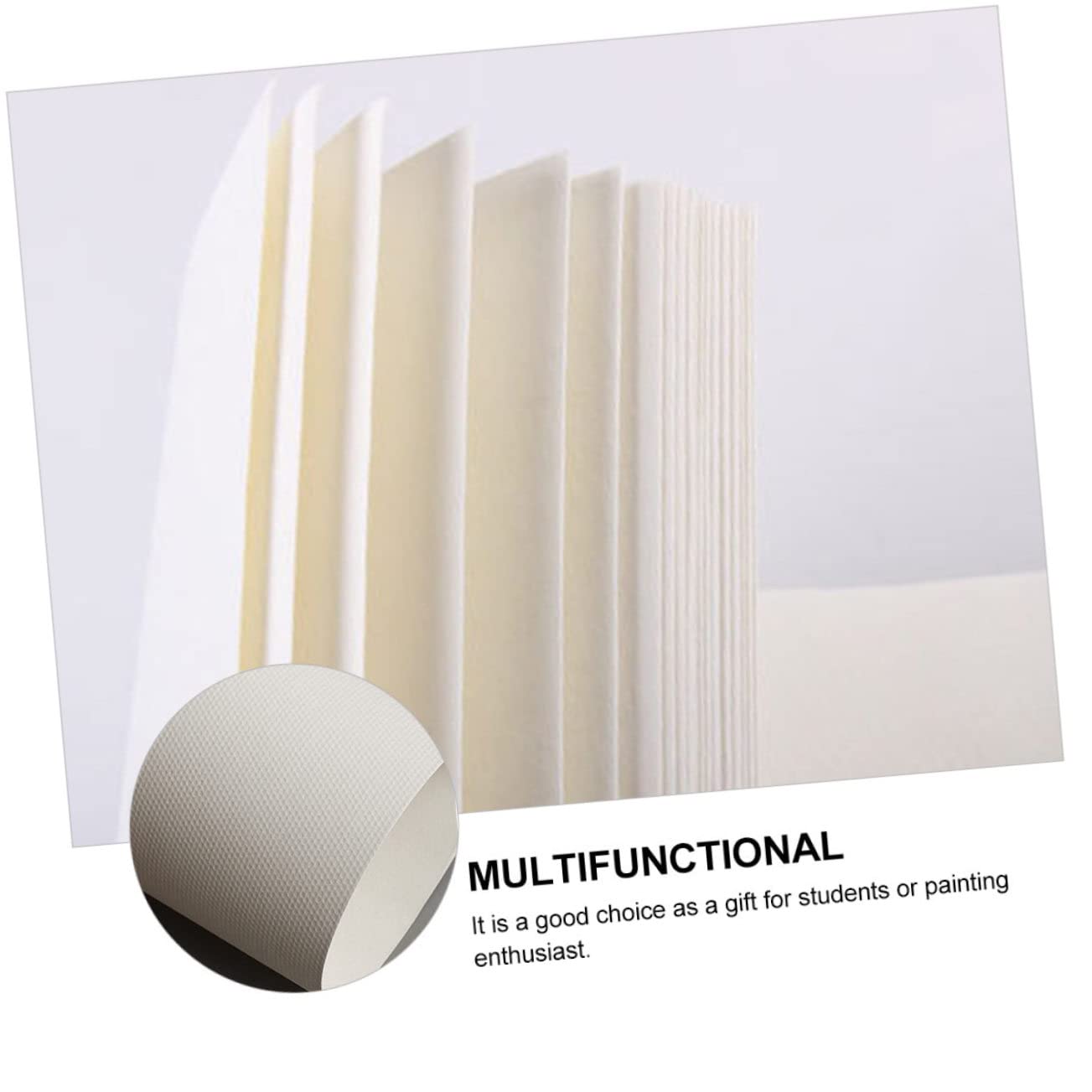 TEHAUX Papier à Croquis 8k 180g Pour Garçon Et Filles, 60 Feuilles Gouache Pratique, Papier De Peinture Polyvalent, Fournitures D'art Scolaire Et Loisirs Créatifs, Usage Intérieur Et Extérieur