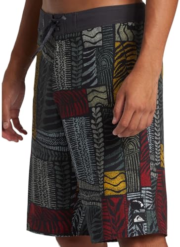 Quiksilver - Mens Surfsilk Hawaii Tropics 21 Boardshort, Color Tarmac Apero Class Ss, Size: 334