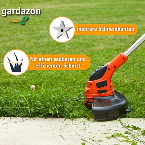 Gardazon Trimmerfaden mit Verstärkung - 2,0 mm x 50 m (Sternprofil) Vorsicht - extrem scharf - Mähfaden für Akku-Rasentrimmer - Ersatzfaden für Rasenmäher-Spule,Trimmer,... – Bild 4