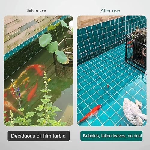 Limpiador automático de superficie para piscina y estanque miniatura 2
