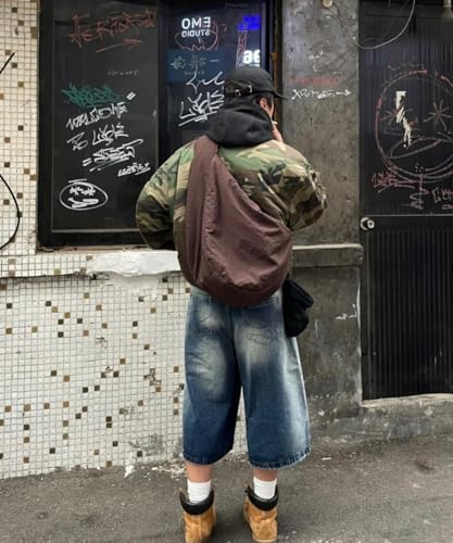 Men's Camo Jacket Lightweight Casual Spring Fall Windbreaker Zip Up Coat Harajuku Vintage Jacket for Woman 6