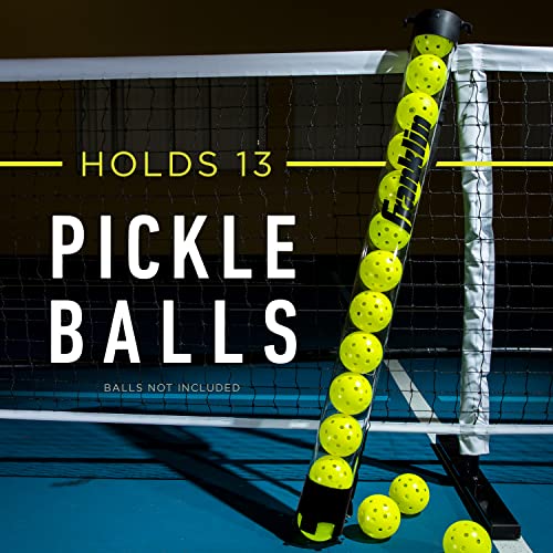 Franklin Sports Pickleball, Tennis + Padel Ball Hopper Tubes - (15) Tennis/Padel Ball + (13) Pickleball Picker Upper Tubes - Quick Pickup + Storage - Balls Not Included4