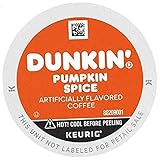 Dunkin' Donuts Coffee, Pumpkin Spice Flavored Coffee, K Cup Pods for Keurig Coffee Makers, 88 Count