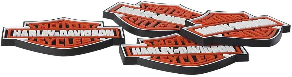 Harley-Davidson Bar & Shield Rubber Coaster Set HDL-18515