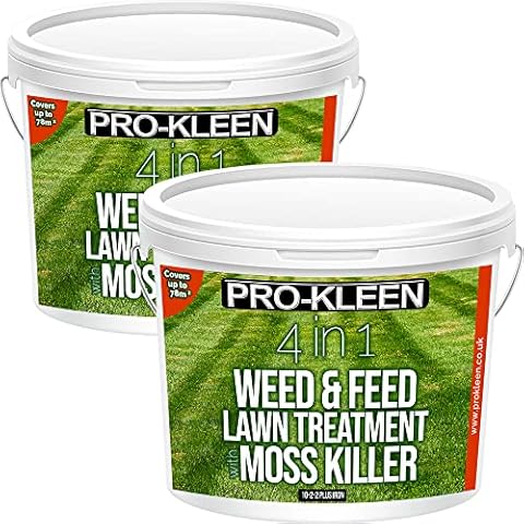 Pro-Kleen 4 in 1 Lawn Treatment and Moss Killer Cover