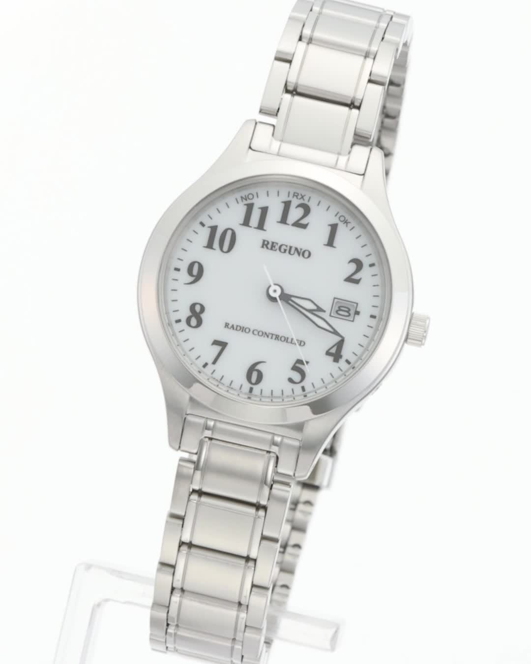 【新品】シチズン CITIZEN REGUNO 腕時計 レディース KS1-210-21 レグノ ソーラーテック 電波ソーラー シルバーxシルバー アナログ表示 楽天市場】＼クーポン利用で19560円☆さらに+9倍／ シチズン レグノ