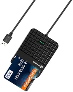 Recbot CAC Reader Smart Card Reader Military DOD Card Reader Compatible with Windows, Mac, MacBook Pro