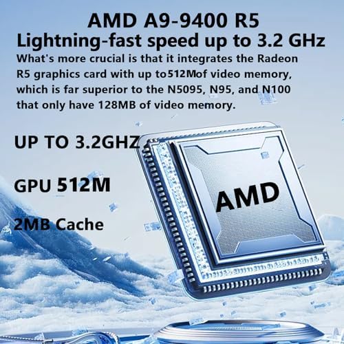 <p>16-Inch Portable Laptop with AMD A9 9400, 8GB RAM, 256GB SSD, and Expandable Storage to 1TB</p>