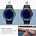 Spigen Rugged Armor Pro Designed for Samsung Galaxy Watch 6 44mm Case with Band Protective TPU Cover with Strap (2023) - Black