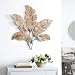 Deco 79 Metal Leaf Clutter Palm Wall Decor with Distressed Textured, 35