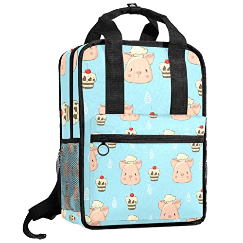 Sac à dos garçon loup cartable enfant bretelles réglables