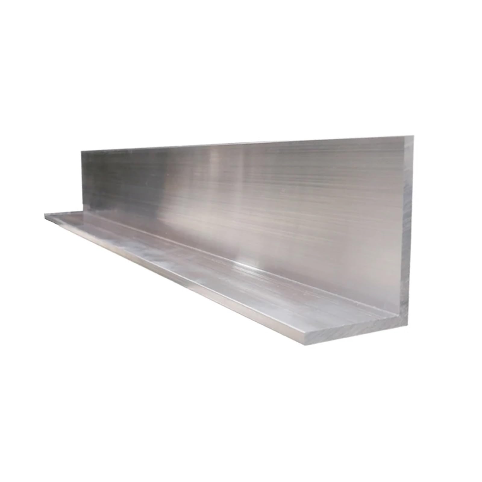Perfil en U aluminio Aluminio en ángulo recto 6063, aleación de aluminio forma L, perfil triangular con borde, materiales decoración(Thick 5mm,245mm)