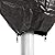 Fire Sense 02054 Outdoor Vinyl Head Cover LPG Patio Heaters Heavy Duty 10 Gauge Felt Lined Waterproof Weather Resistant with 32" Reflectors - Black