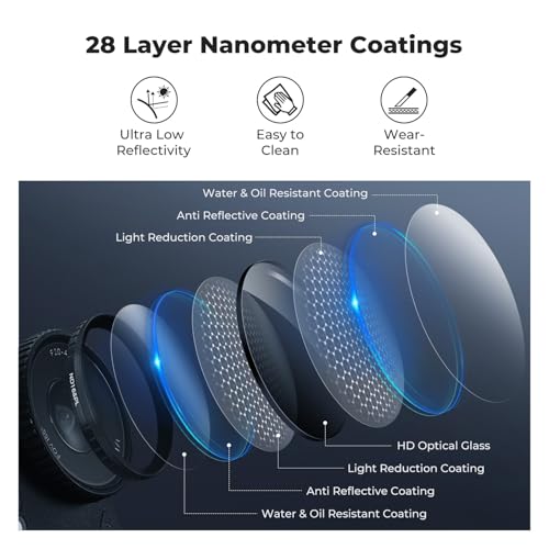 Image of K&F CONCEPT CPL ND Filter Kit Compatible with DJI Osmo Action 6, 4 Pack (ND8&PL ND16&PL ND32&PL ND64&PL) Hybrid Neutral Density Polarizing Action Camera Accessories, Multicoated HD Optical Glass