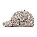 QECEPEI Floral Baseball Cap Cotton Dad Hat Adjustable Print Ball Cap for Women Light Floral