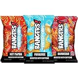 BANGERS! Energy Chips 6-Pack | 200mg Caffeine Per Bag β Equivalent to 2 Cups of Coffee | Caffeinated Potato Chips for Late Nights, Long Shifts & On-the-Go | Gluten Free | 2.5 oz Each (Pack of 6, Variety)