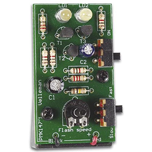 Velleman Kit Dual White LED Stroboscope 40Ma Max 2.2 X 1.3 X 1.6