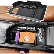 HGWEI Center Console Organizer Compatible with Toyota Camry XLE XSE 2018-2023 2024 and Camry LE SE 2020 2021 2022 2023 2024, Armrest Insert Tray Accessories Storage Box, Fit 2 USB Ports, Black Trim