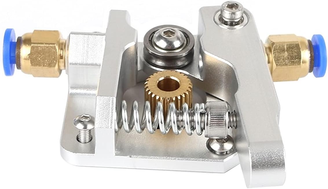 review WANGYOUCAO for CR10 Extruder Near Remote Universal Wire Feeder Aluminum Upgrade for MK8 1.75mm Silver Sand with Pneumatic 3D Printer Parts 3D Printing Accessories