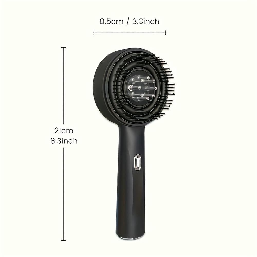 SYJYM Brosse de Massage électrique pour le Cuir chevelu 3 en 1 Batterie au Lithium polymère Rechargeable USB Outil de croissance profonde du Cuir chevelu Anti-Chute de cheveux