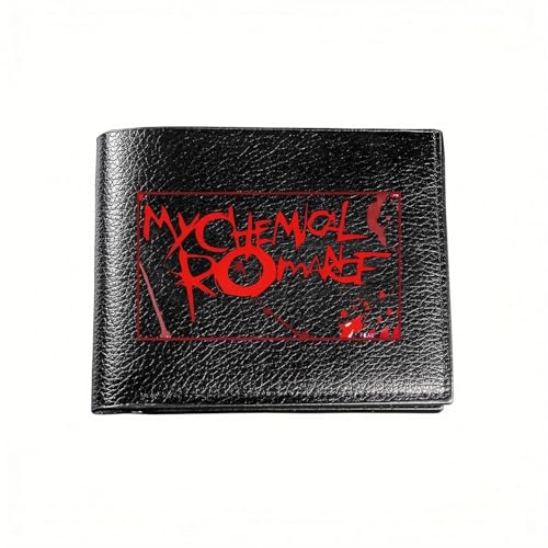 Portefeuille My Chemical Romance rouge compact pour résoudre le manque de place