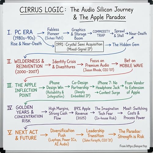 Cirrus Logic - The Audio Silicon Story - $CRUS
