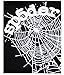 Sp5der OG Web Gothic Graphic Hoodie, Black Cotton Pullover Sweatshirt with Stars Print (US, Alpha, X-Large, Regular, Regular, Black)
