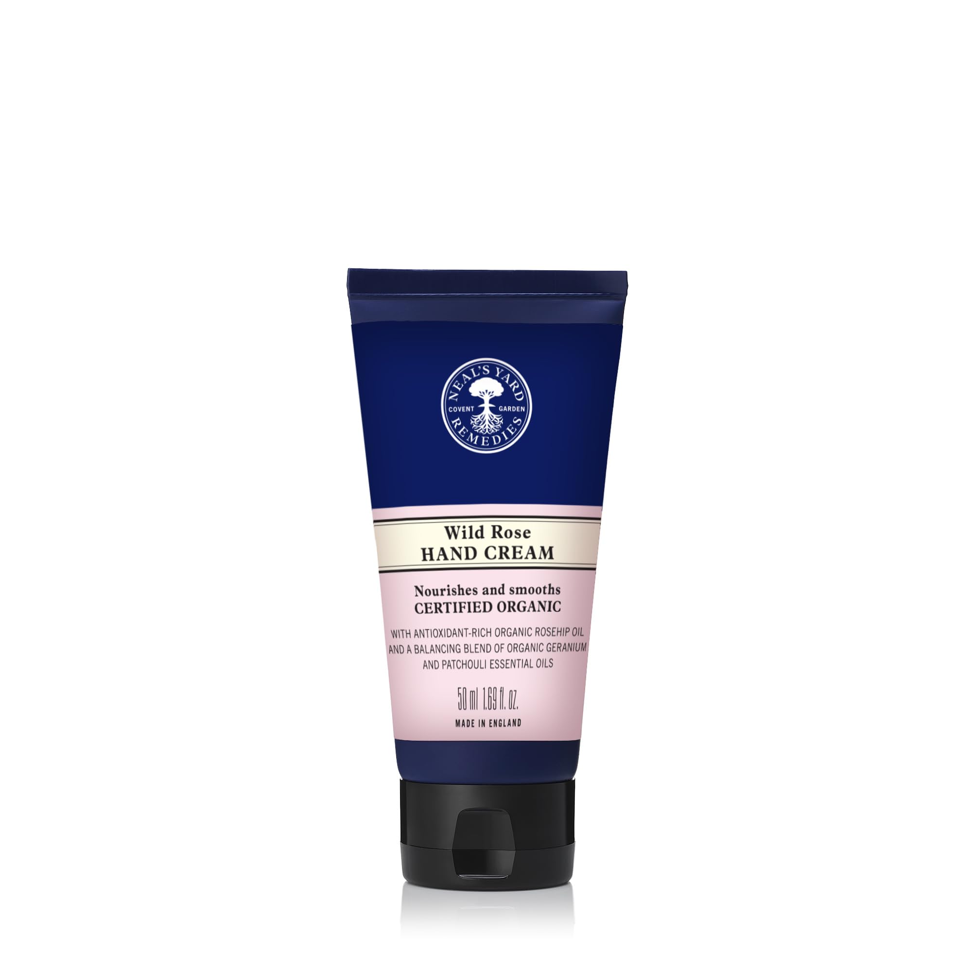 Neal's Yard Remedies Wild Rose Hand Cream | Rich, Luxurious & Beautifully Scented | 50ml