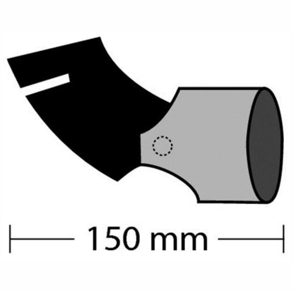 Image secondaire de Lampa 60045 Pot d'échappement Swing-Tip 2 modèle à angle réglable max. 150 mm