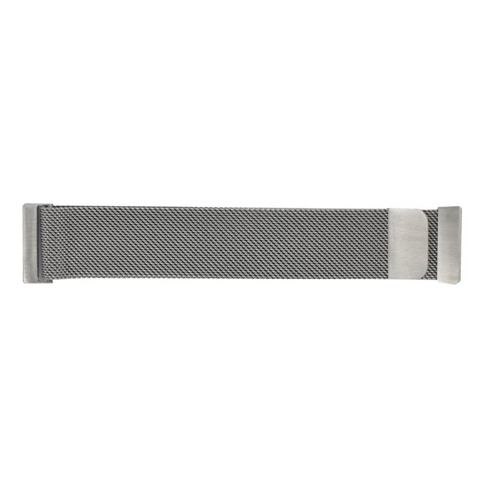 iCare Milanese Metal Loop Bands For Fitbit Versa 3 Stainless Steel Metal Replacement Mesh Straps With Adjustable Magnetic Lock Loop For Versa 3 Smartwatch Accessories.