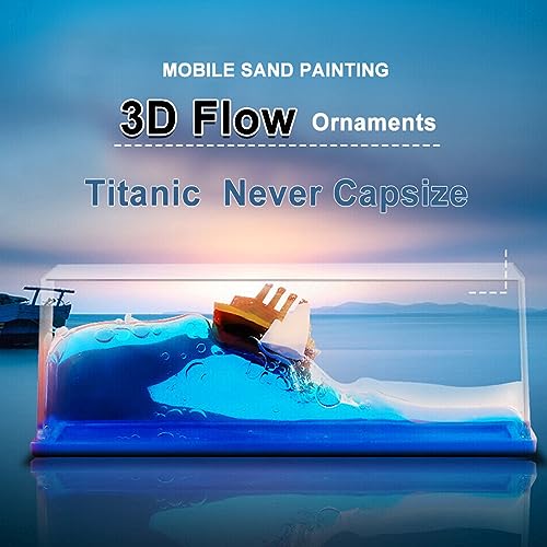 Image of Ptaexcel Unsinkable Boat In A Box, Cruise Ship Toy Fluid Drift Bottle Model Decoration Home Toys Gift.-Kids, Multicolor | Exquisite boxed model ornament, stylish home decor. Great gift choice for Christmas, birthday and various holiday celebration