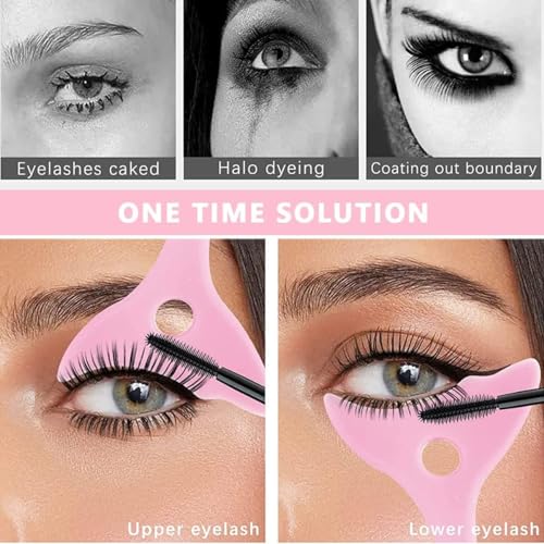 Image of 4 in 1 Multipurpose Soft Silicone Eyeliner Mascara Shield Applicator Guard | Eyeliner Stencil | Lipstick Assist | Face Cream & Clay Applicator Tool (Pack of 1)