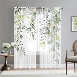 Surwin Translucidas Cortinas Salon,W132xH137cm)