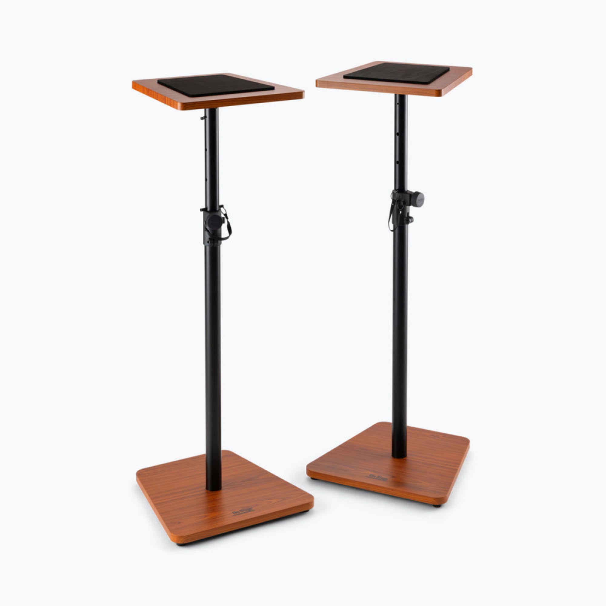 On-Stage SMS7500RB Wood Studio Monitor Stands (Rosewood, Pair)
