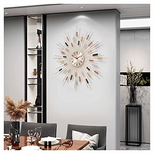 Horloge murale 24 pouces silencieuse mécanisme à quartz fluide grand cadran