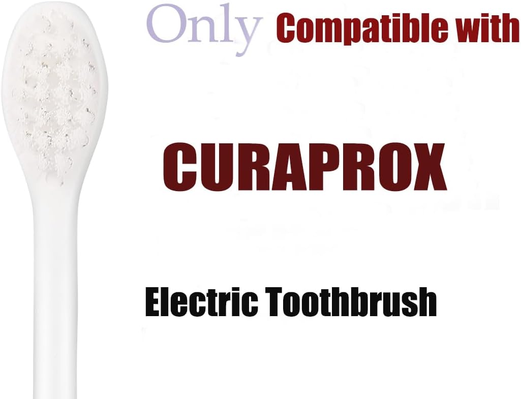 Pcs Replacement Toothbrush Heads for Curaprox Hydrosonic Electric Toothbrush Adults, White