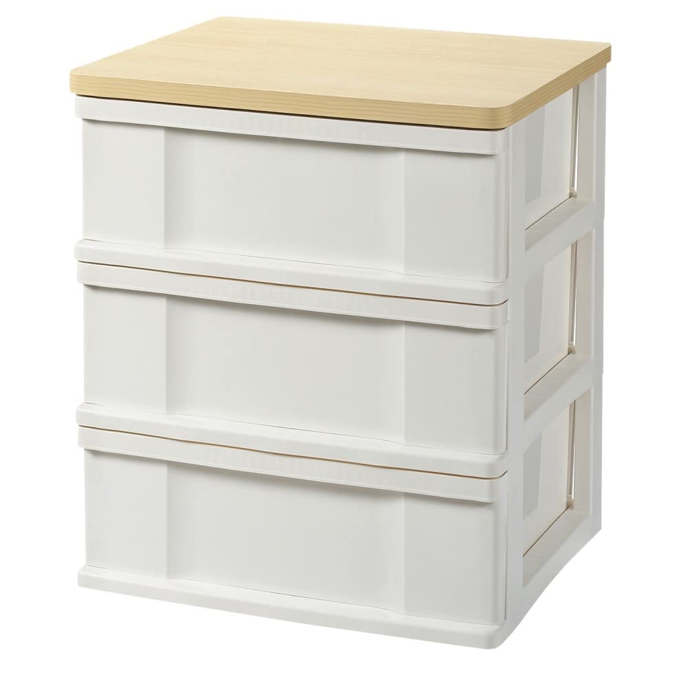 Amazon｜コーナン オリジナル LIFELEX 木天板チェスト ワイド3段 5540