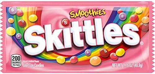 Skittles Smoothies Full Size Candy, 1.76 oz