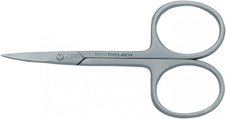 Erbe German Made"Micro Serrated" Cuticle and Nail Scissors Scissors 91080 - INOX Stainless Steel from Solingen Germany