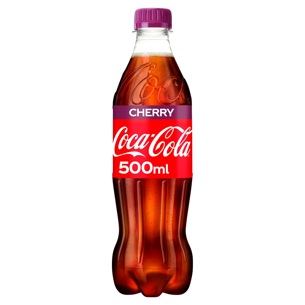 Coca-Cola Sparkling Soft Drink, Cherry, 500ml